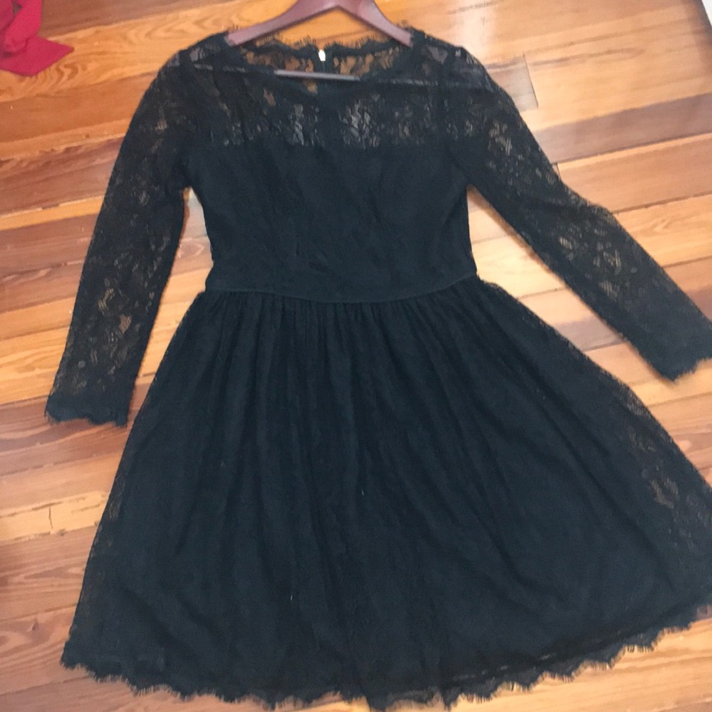 Juicy couture black lace dress